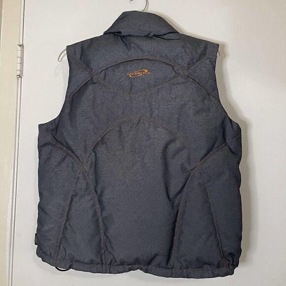 Obermeyer Winter puffer blue goose down vest women size 6 - Picture 3 of 6